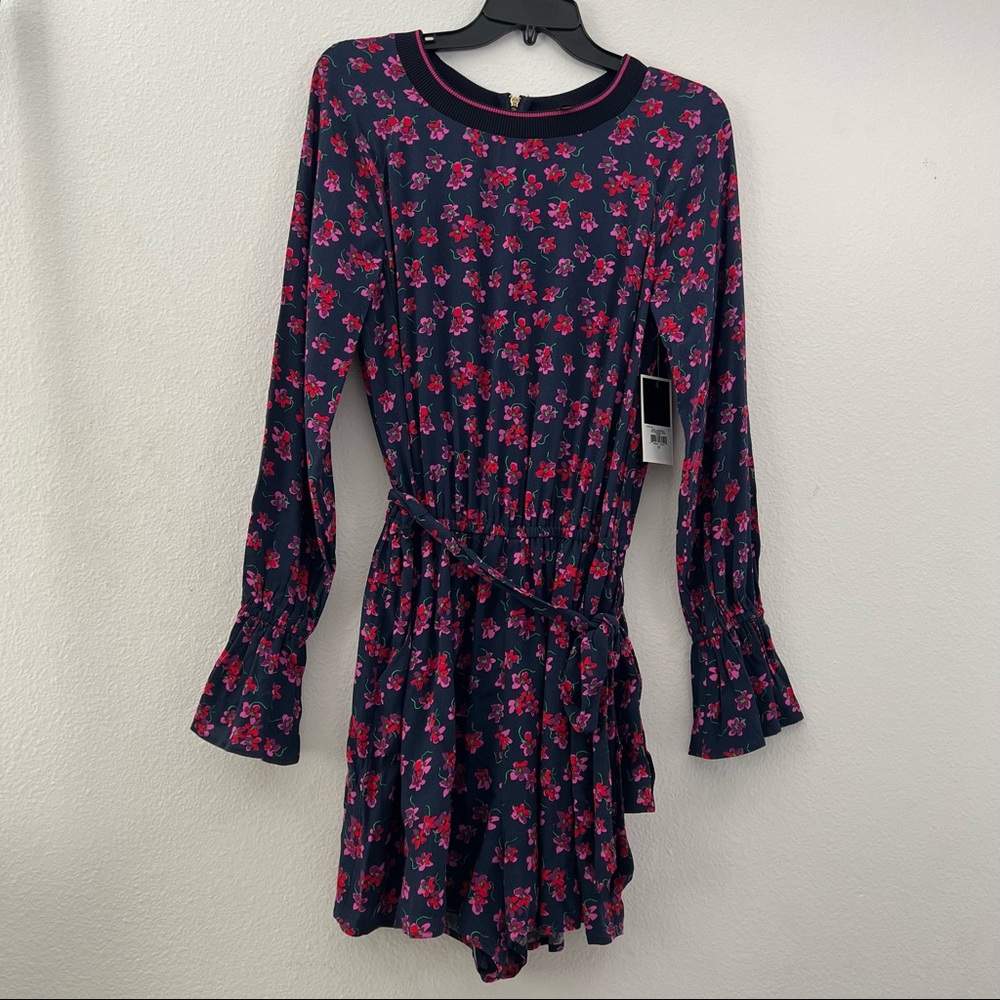 JUICY COUTURE Black Label Leningrad floral romper. Medium. Looks fabulous! NWT.